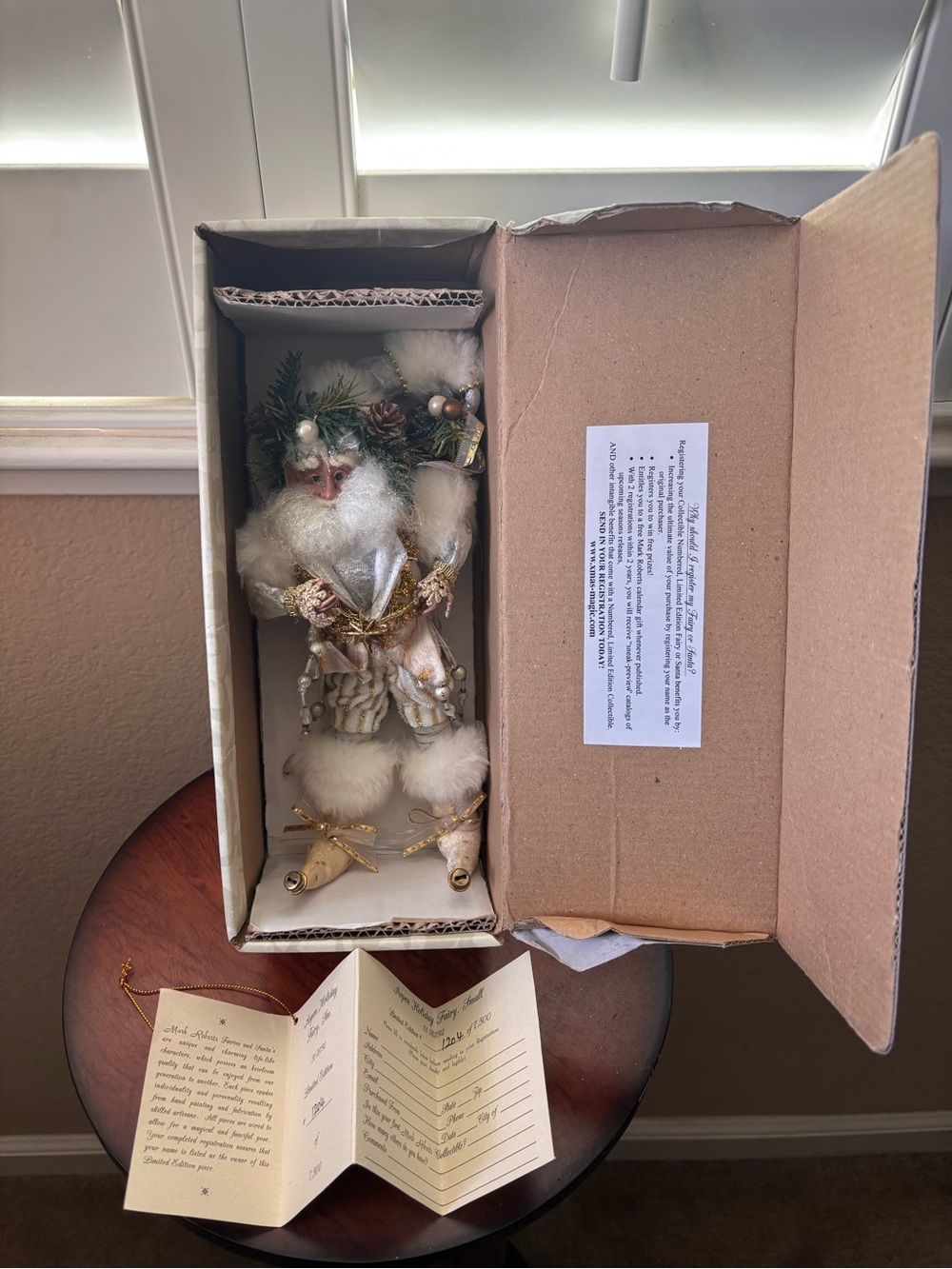 Retired Limited Edition Mark Roberts Aspen holiday fairy small 51-76192